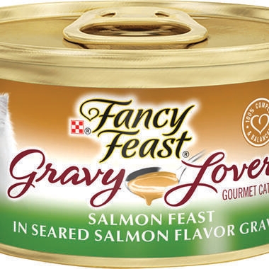 Fancy feast cat outlet food gravy lovers